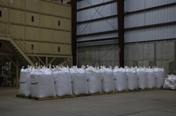 The final step is to bag the shelled peanuts to move to other facilities across the country.